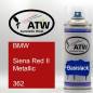 Preview: BMW, Siena Red II Metallic, 362: 400ml Sprühdose, von ATW Autoteile West.